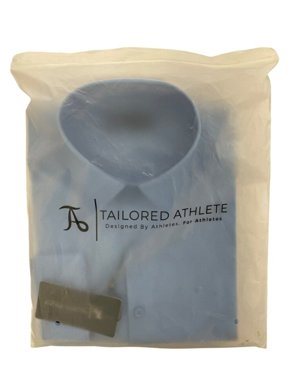 Tailored Athlete Muscle Fit Dress Shirt Mid Blue Men's Size Small MSRP$138 NWT - Picture 7 of 7